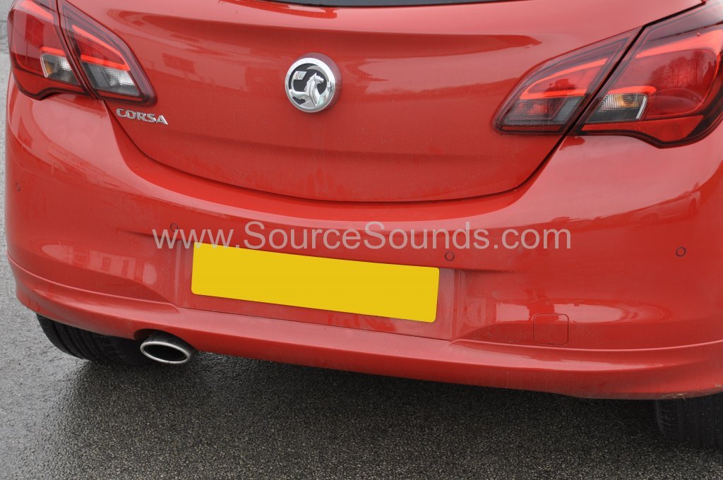 Vauxhall Corsa 2014 rear parking sensors upgrade 004