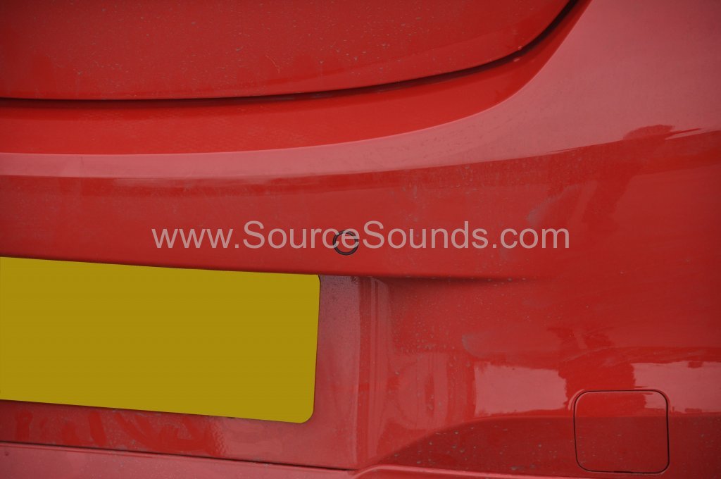 Vauxhall Corsa 2014 rear parking sensors upgrade 006