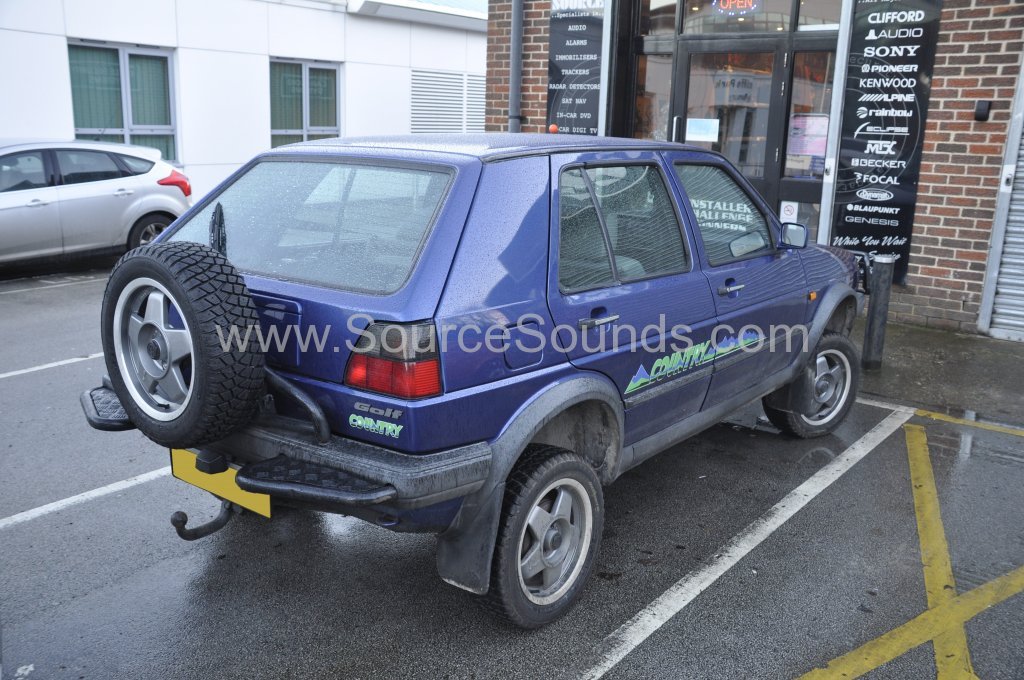 VW Golf Mk2 1990 4x4 Country security upgrade 003