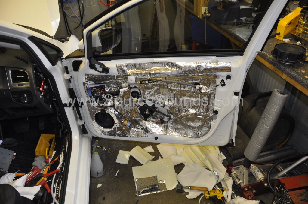 VW Golf Mk7 2014 sound proofing upgrade 002