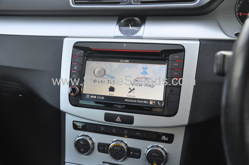 VW Passat 2012 kenwood OE screen 007