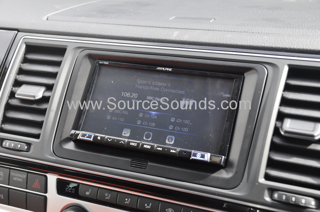 VW T6 2017 Alpine dab screen upgrade 005