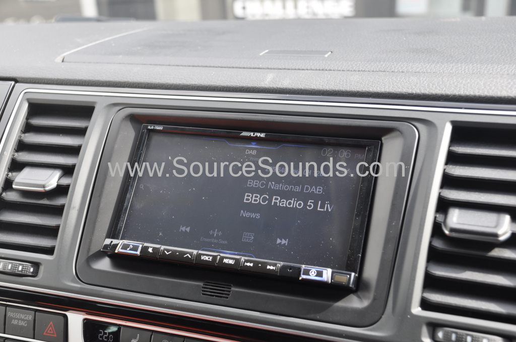 VW T6 2017 Alpine dab screen upgrade 006