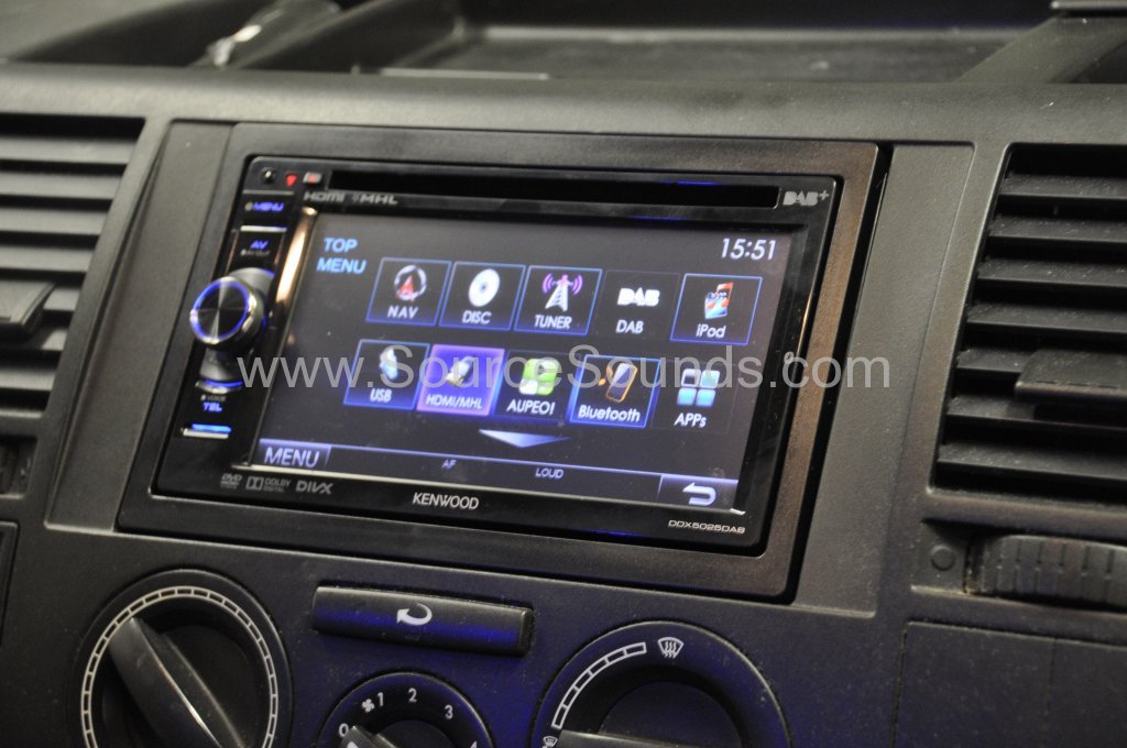 VW Transporter 2007 reverse camera upgrade 003