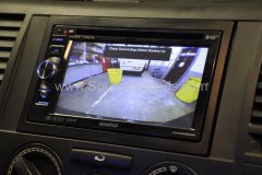 VW Transporter 2007 reverse camera upgrade 005