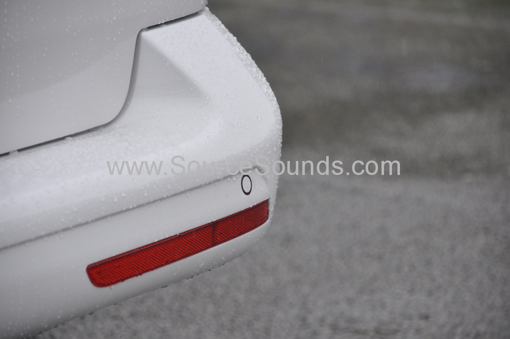 VW Transporter T5 2014 rear sensors white 004