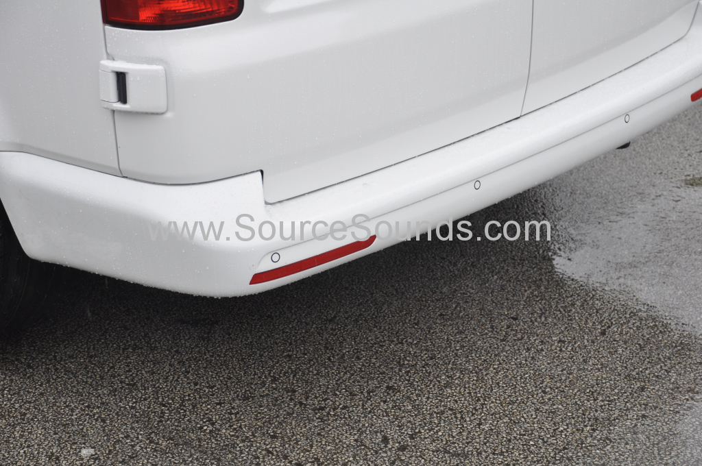 VW Transporter T5 2014 rear sensors white 007