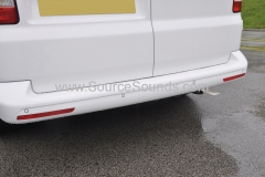 VW Transporter T5 2014 rear sensors white 003