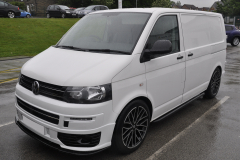 VW Transporter T5 2014 rear sensors white 001