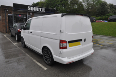 VW Transporter T5 2014 rear sensors white 002